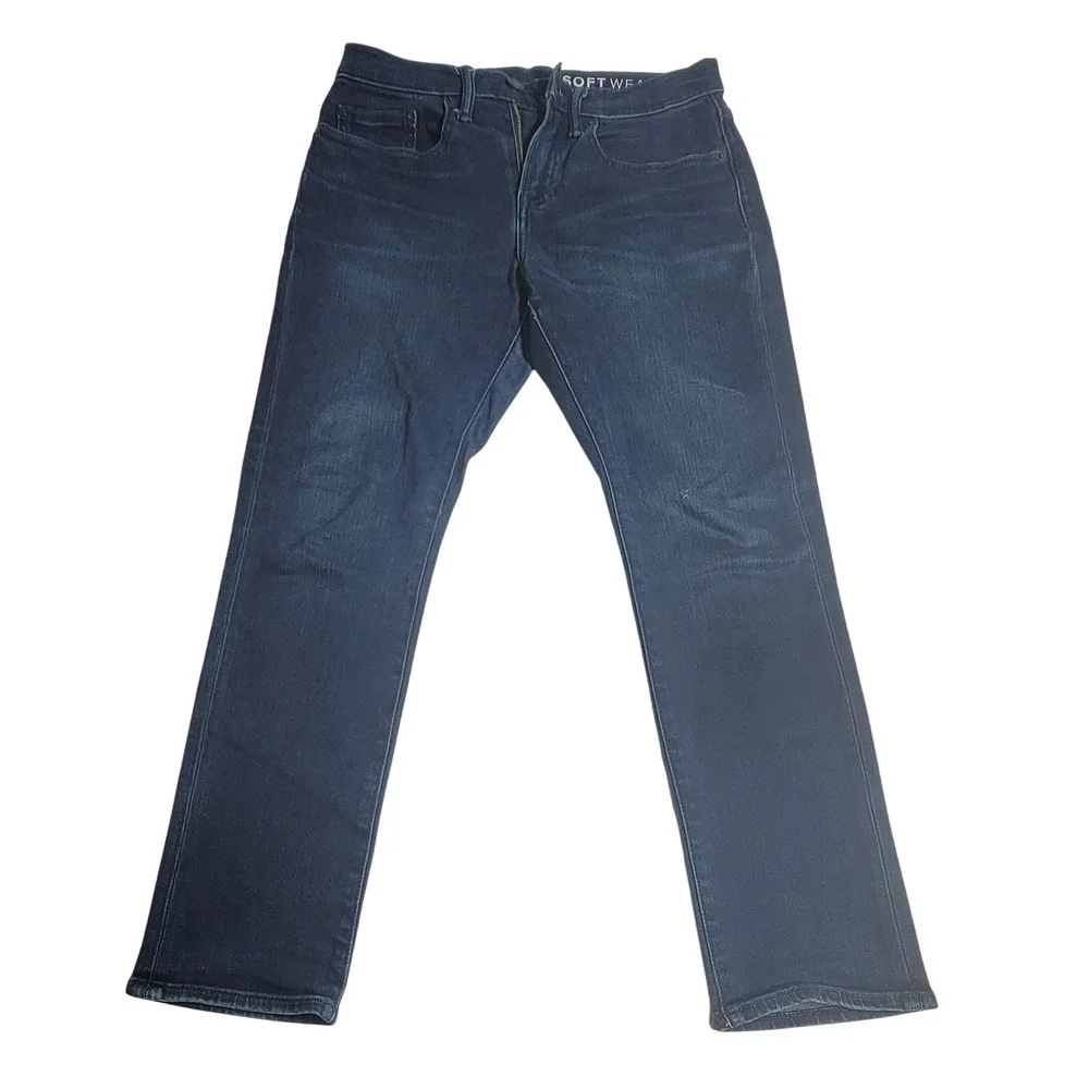 Gap Soft Wear Slim Jeans Mens 28x28 Dark Wash Indigo Stretch Denim